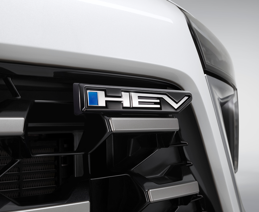 Xforce Hybrid has embed HEV Emblem